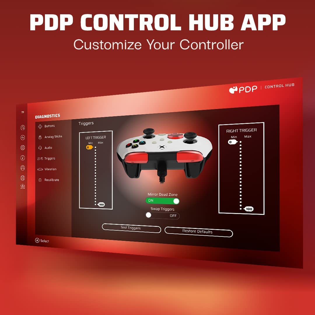 Gamepad PDP Rematch Radial White 