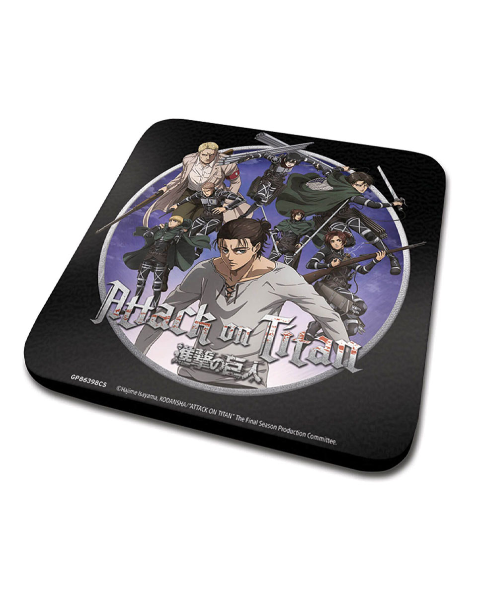 Gift Set - Attack on Titan - Mug, Coaster & Keychain 