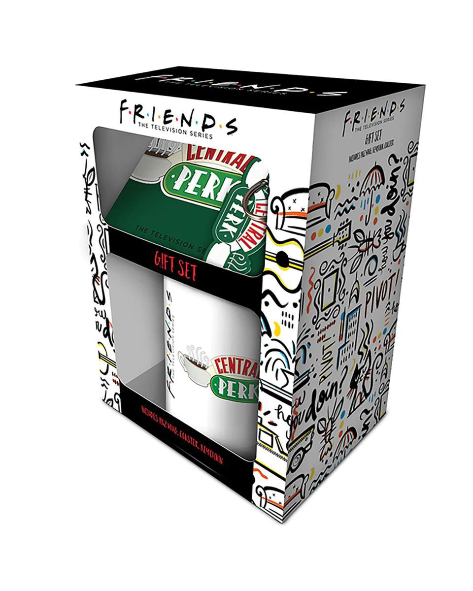 Gift Set - F.R.I.E.N.D.S - Mug, Coaster & Keychain 