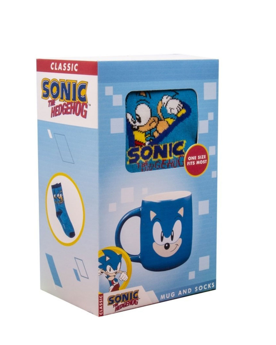 Gift Set - Sonic The Hedgehog - Šolja & Čarape 
