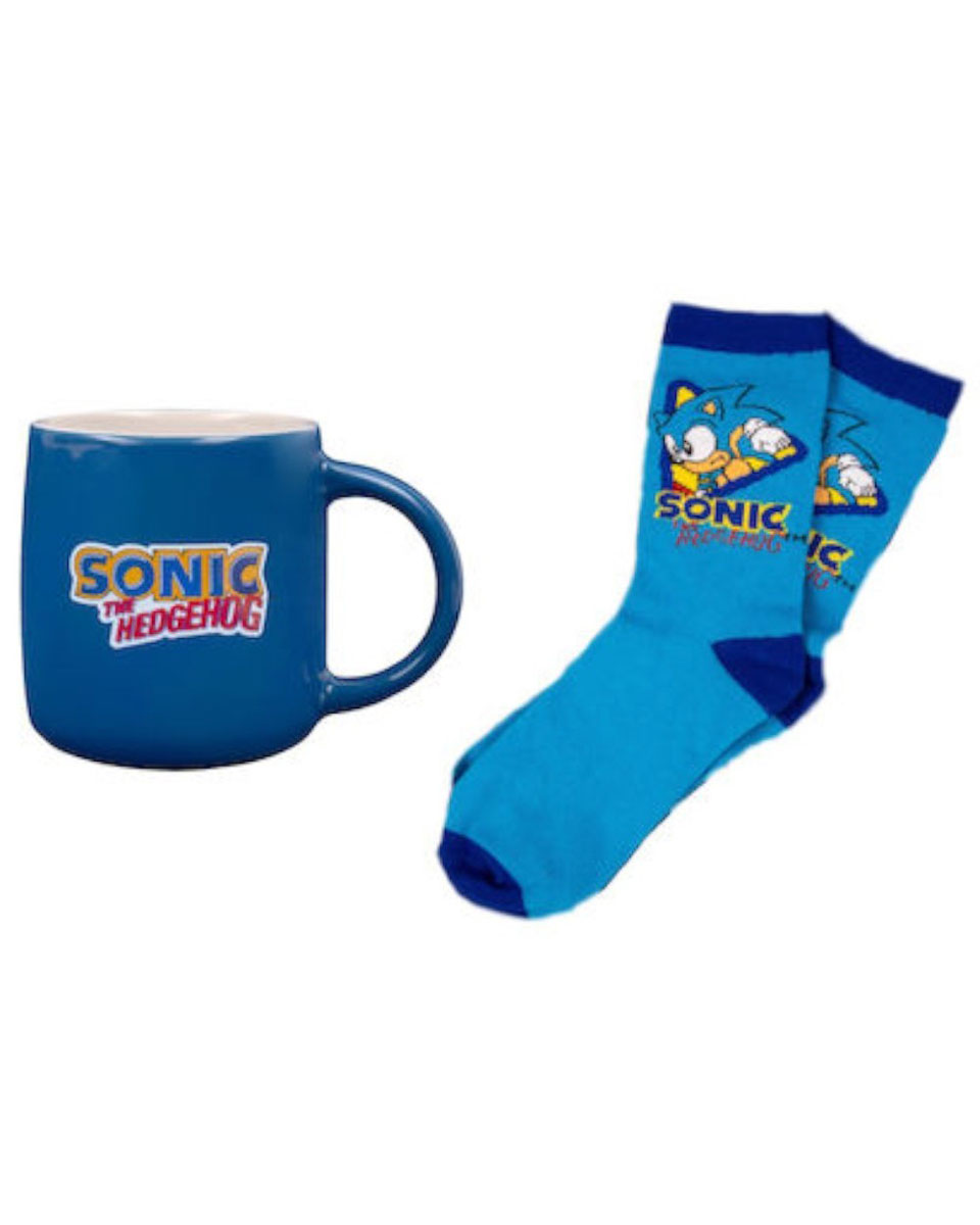 Gift Set - Sonic The Hedgehog - Šolja & Čarape 