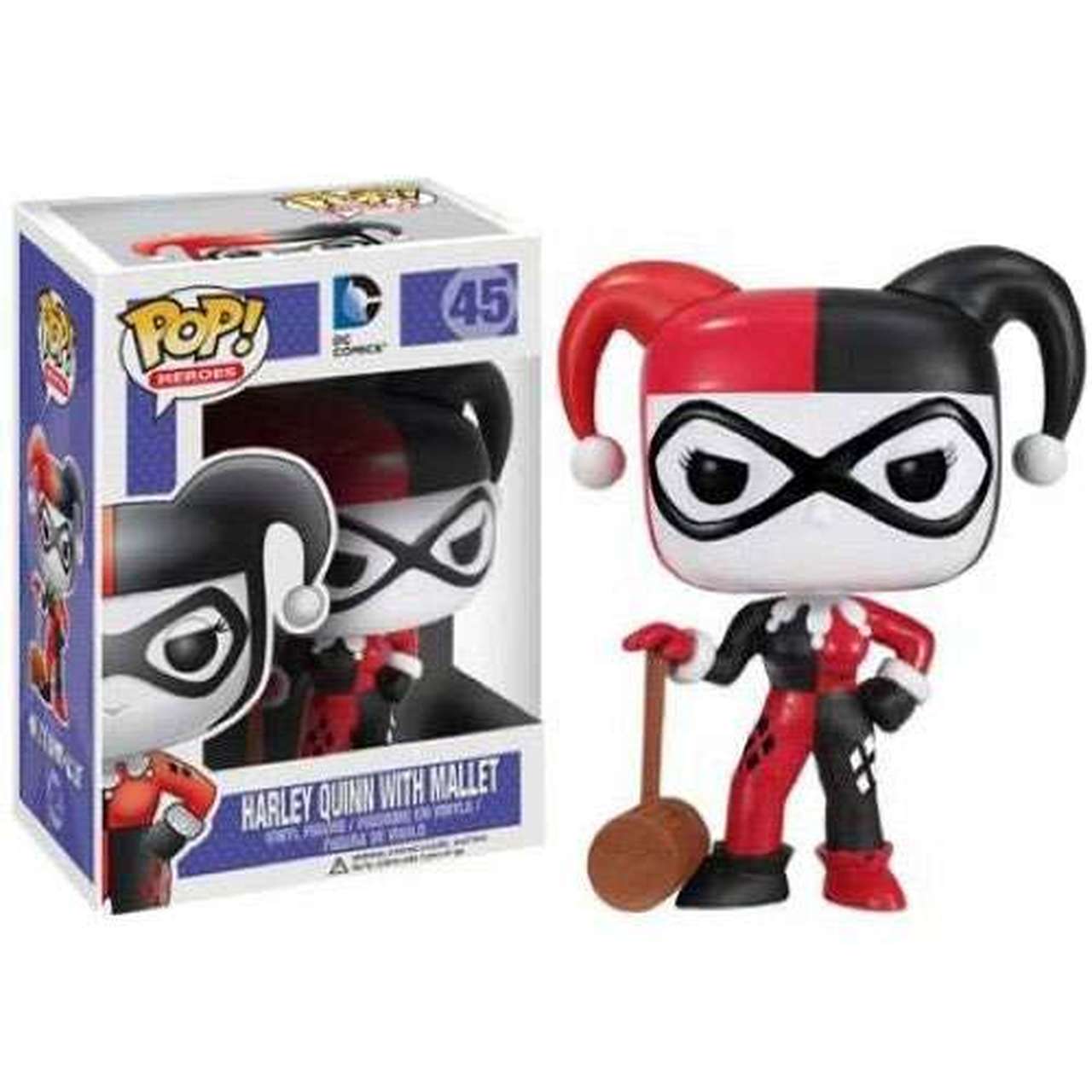 Bobble Figure DC - Heroes POP! - Harley Quinn with Mallet 