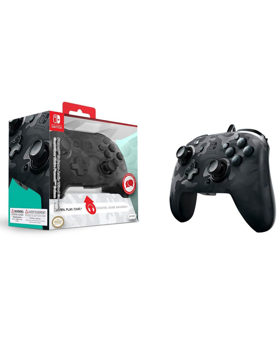 Gamepad PDP Faceoff Deluxe+ Camo Black 