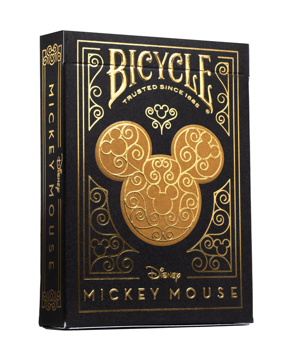 Karte Bicycle Ultimates - Black and Gold Mickey - Playing Cards 