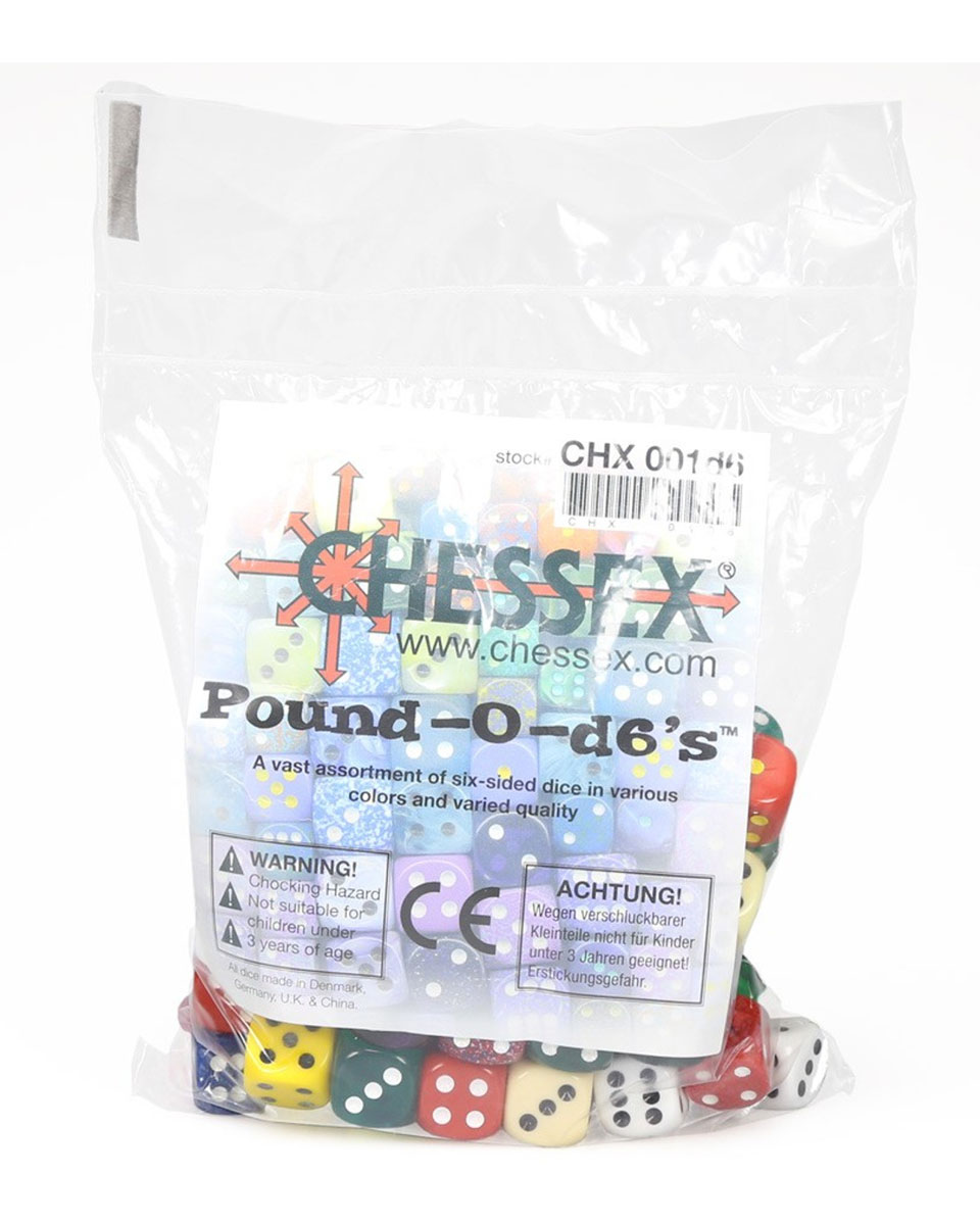 Kockice Chessex - Pound-O-d6's 