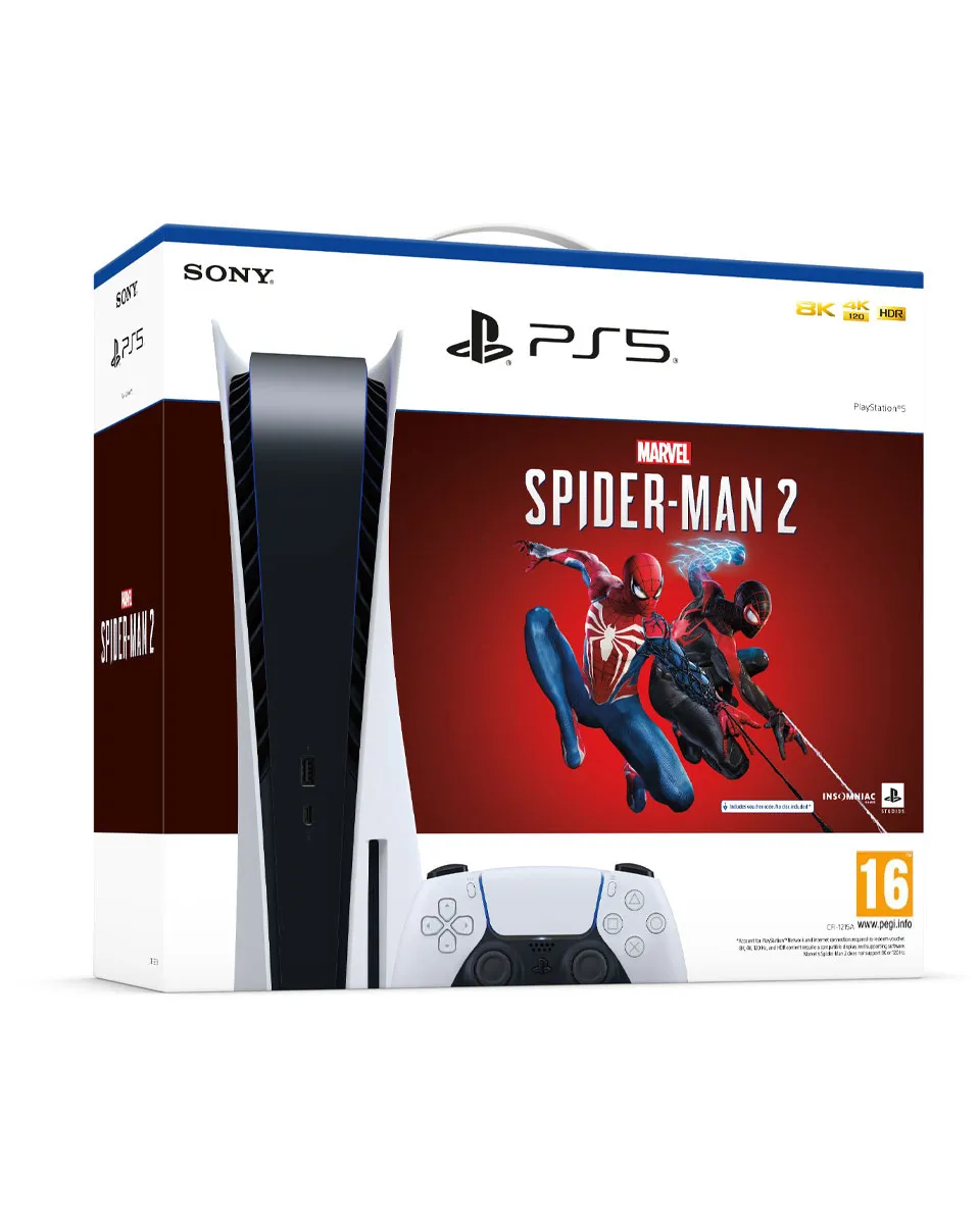 Konzola PlayStation 5 - 825GB + PS5 Spider-Man 2 