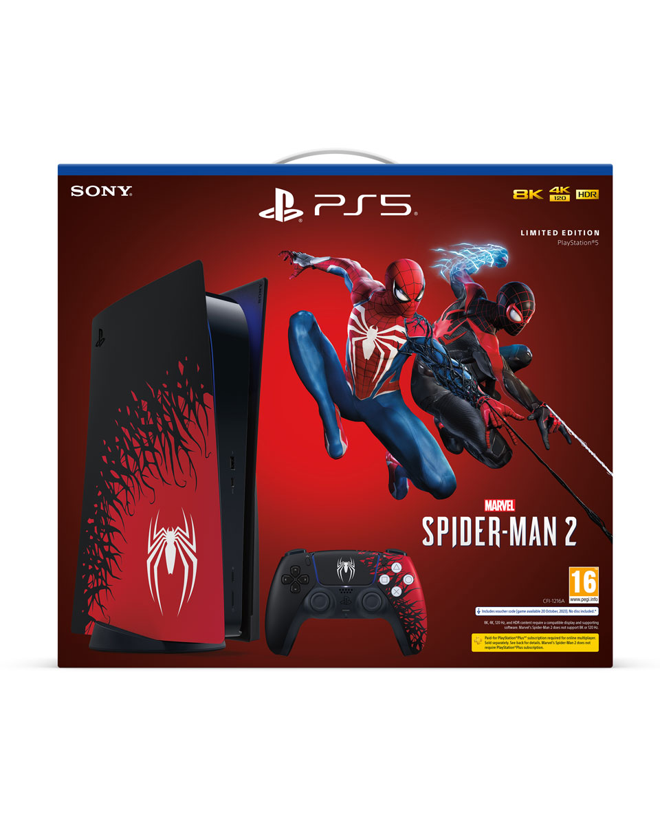 Konzola PlayStation 5 - 825GB + PS5 Spider-Man 2 - Limited Edition 