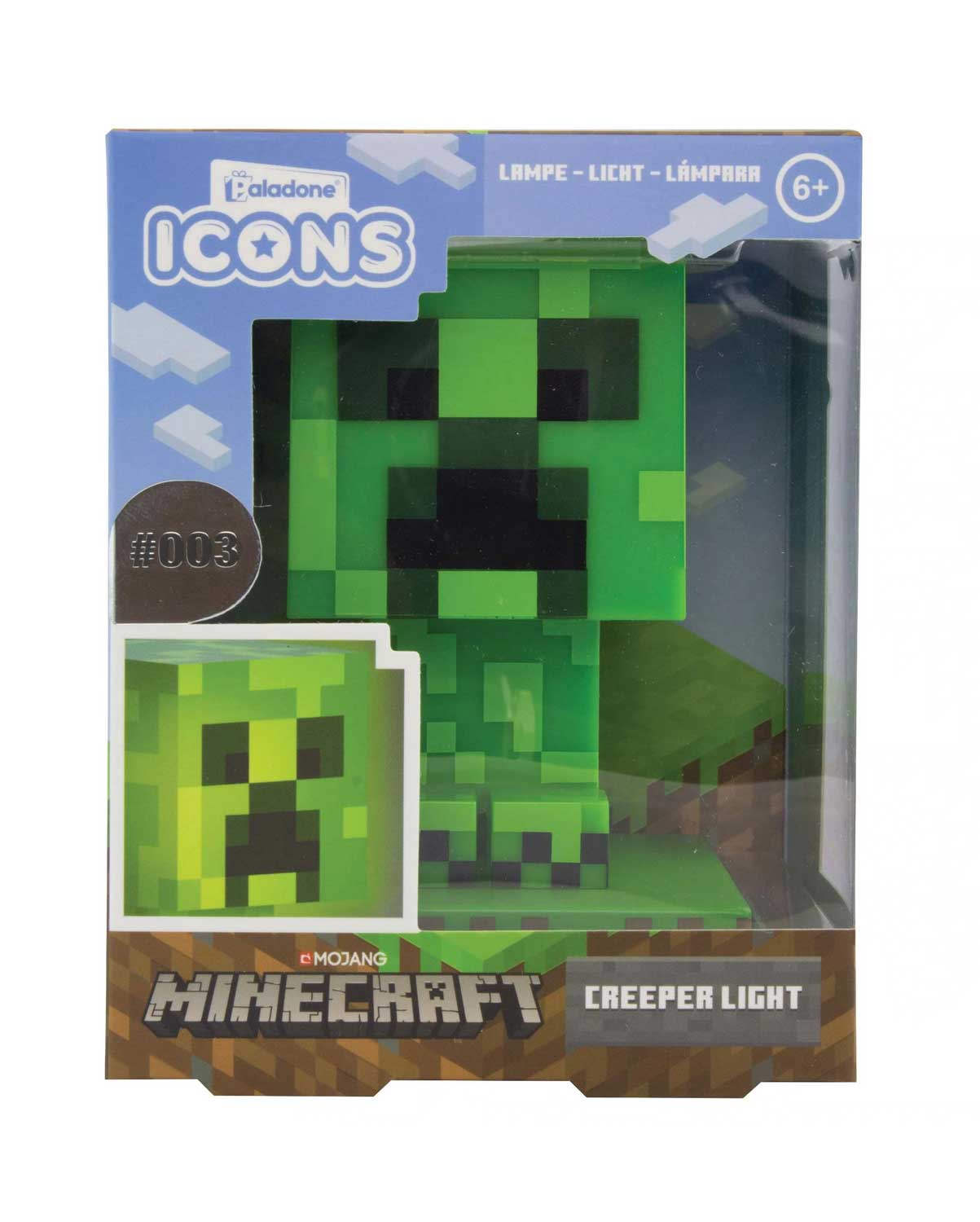 Lampa Paladone Minecraft - Creeper Icon Light 