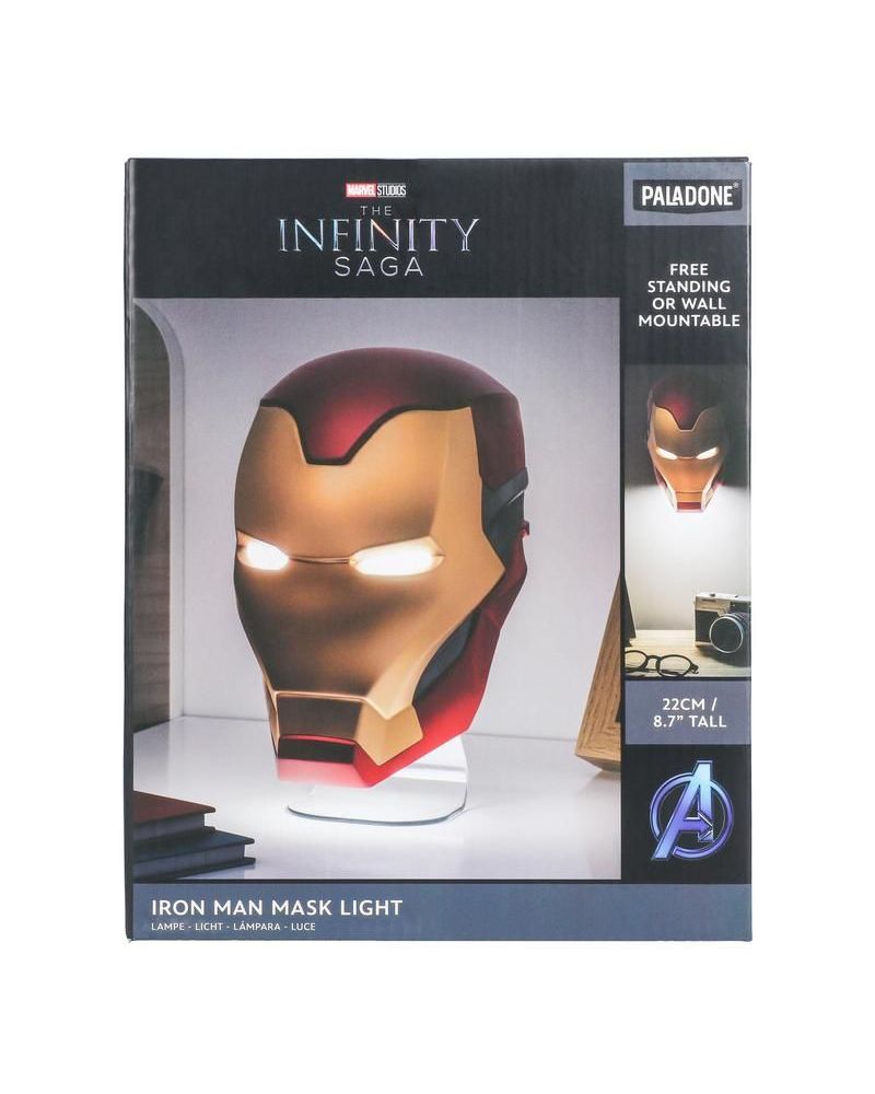 Lampa Paladone Marvel - The Infinity Saga - Iron Man Mask Light 