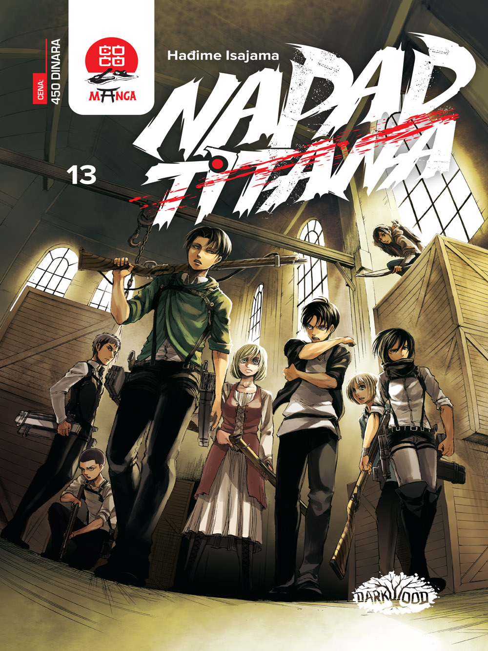 Manga Strip Attack on Titan - Napad Titana -  13 