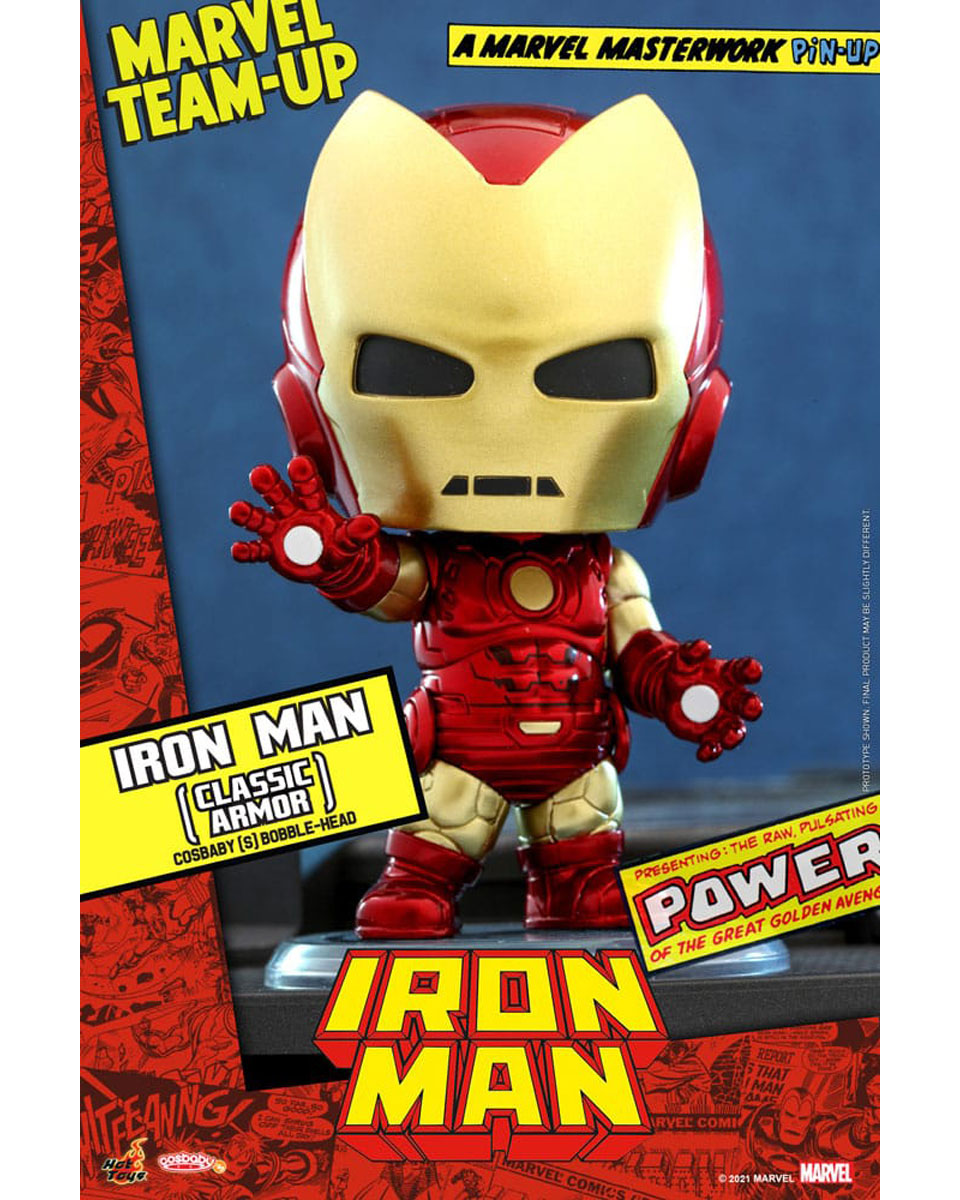 Mini Figure Marvel - Cosbaby - Iron Man (Classic Armor) 