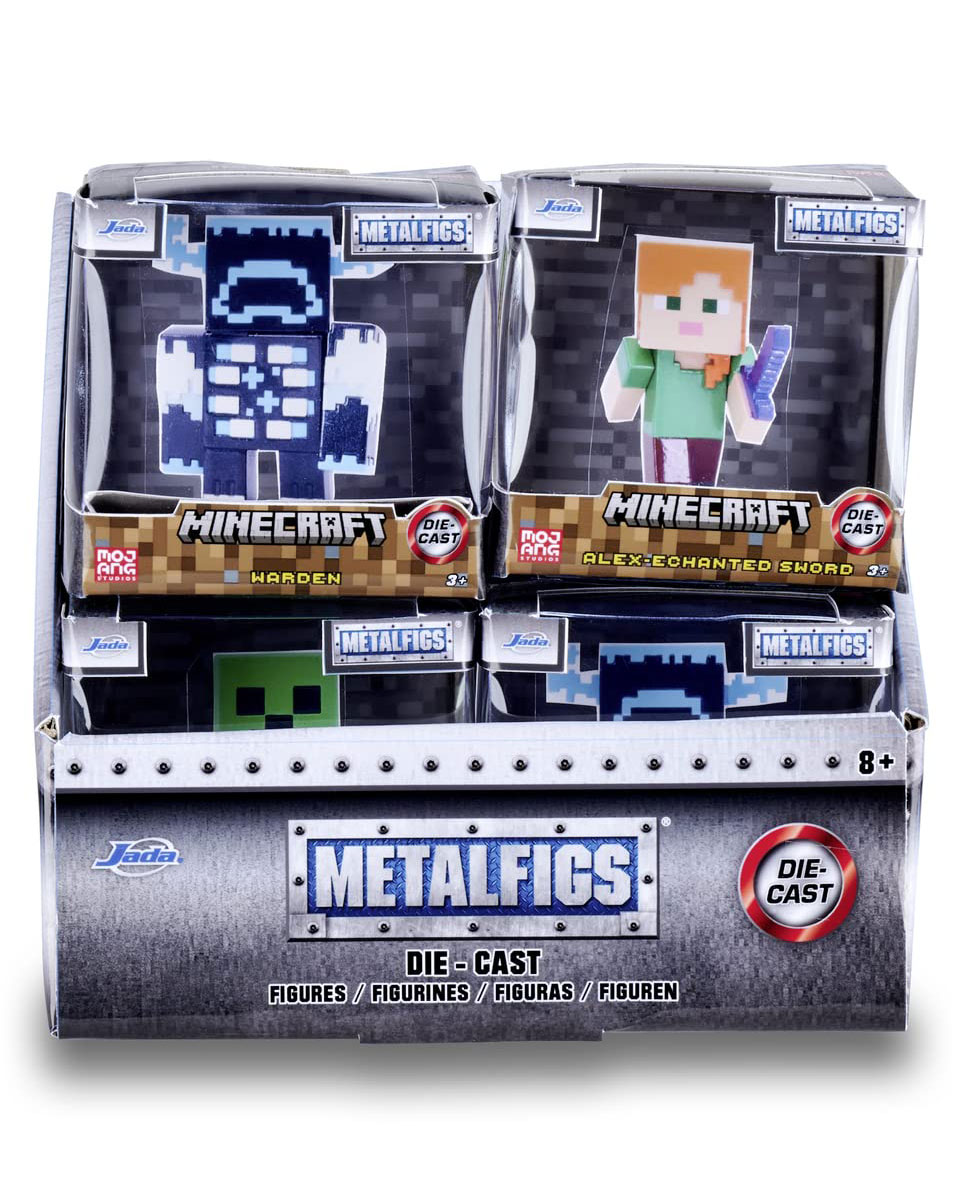 Mini Figures Diecast Minecraft - Metalfigs 