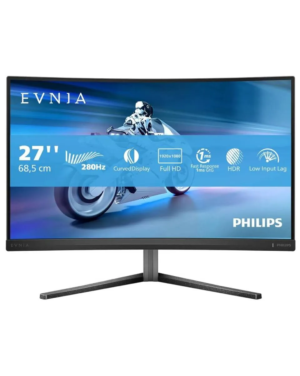 Monitor Philips EVNIA 27'' Zakrivljen LCD 27M2C5200W/00 Black 