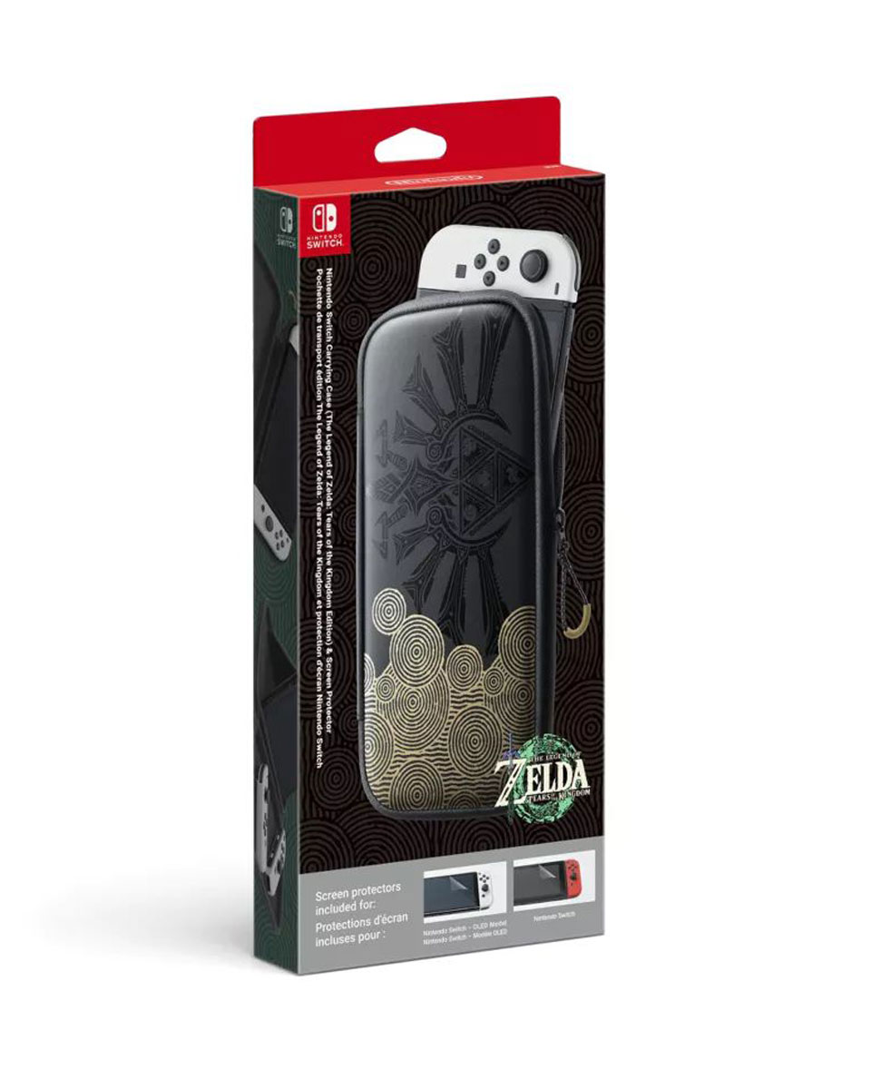 Nintendo Switch Carrying Case & Screen Protector - The Legend of Zelda - Tears of the Kingdom Edition 