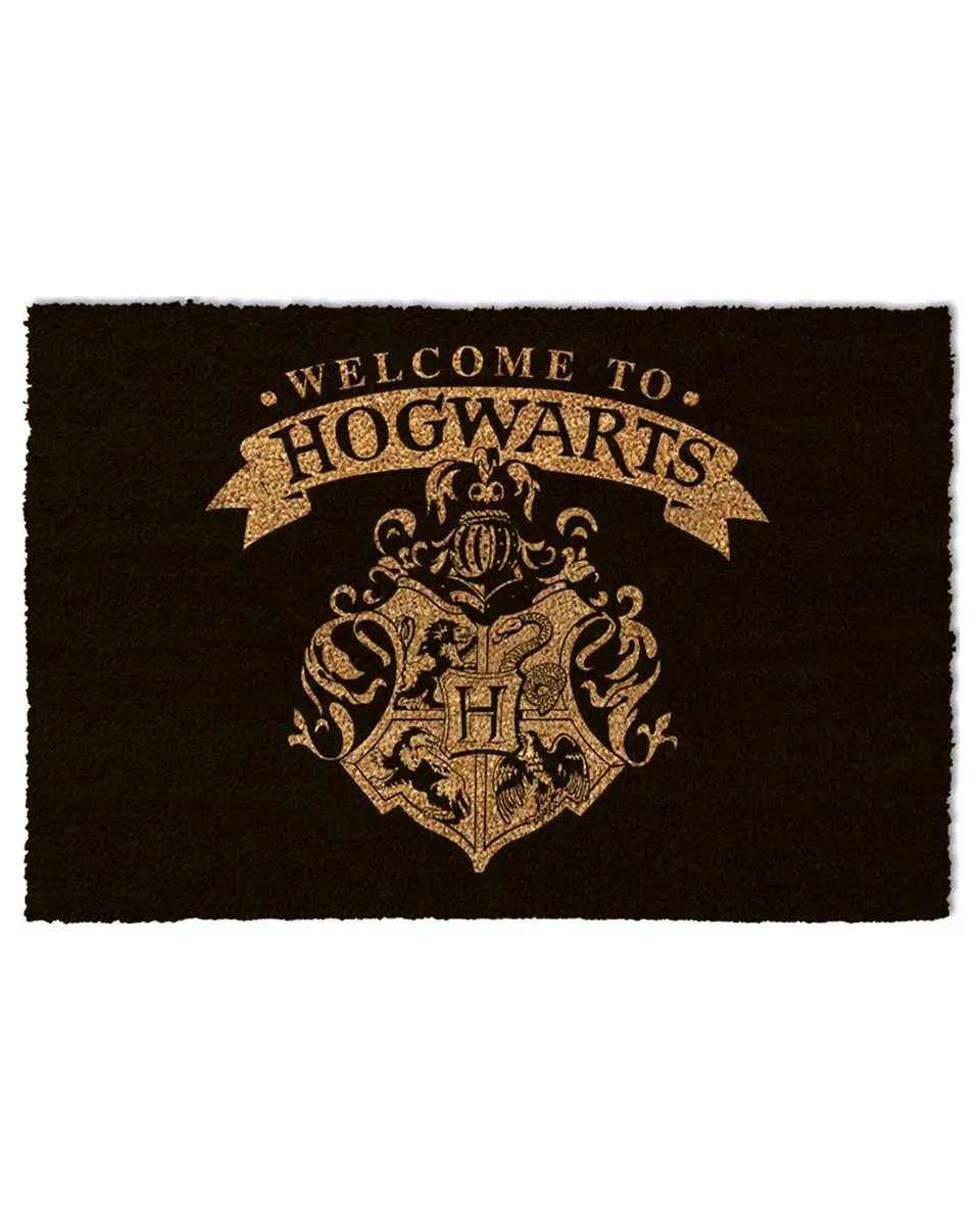 Otirač Harry Potter - Welcome to Hogwarts - Black - Door Mat 