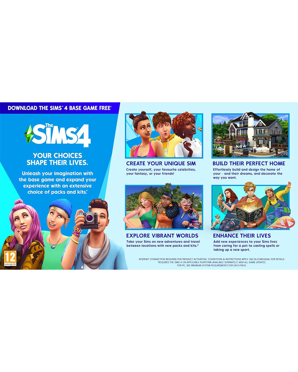 PCG The Sims 4 - For Rent - Code in a Box 
