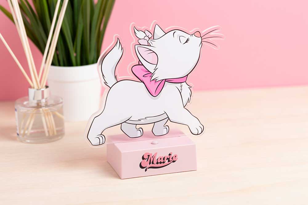 Lampa Paladone The Aristocats - Marie Led Light- Pink Led 