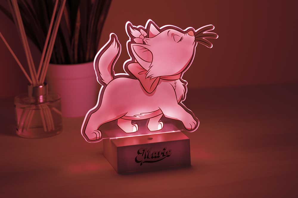 Lampa Paladone The Aristocats - Marie Led Light- Pink Led 