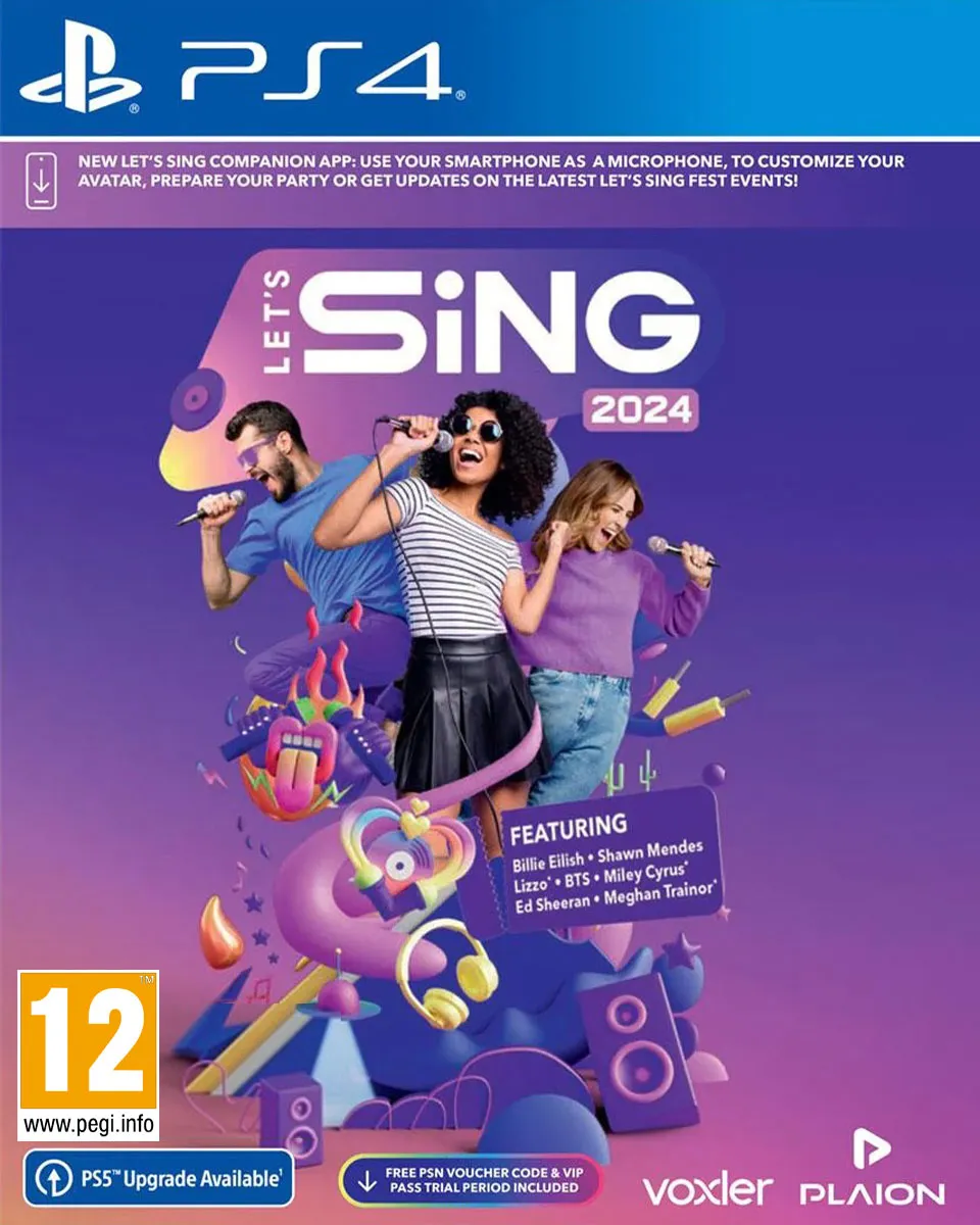 PS4 Let's Sing 2024 