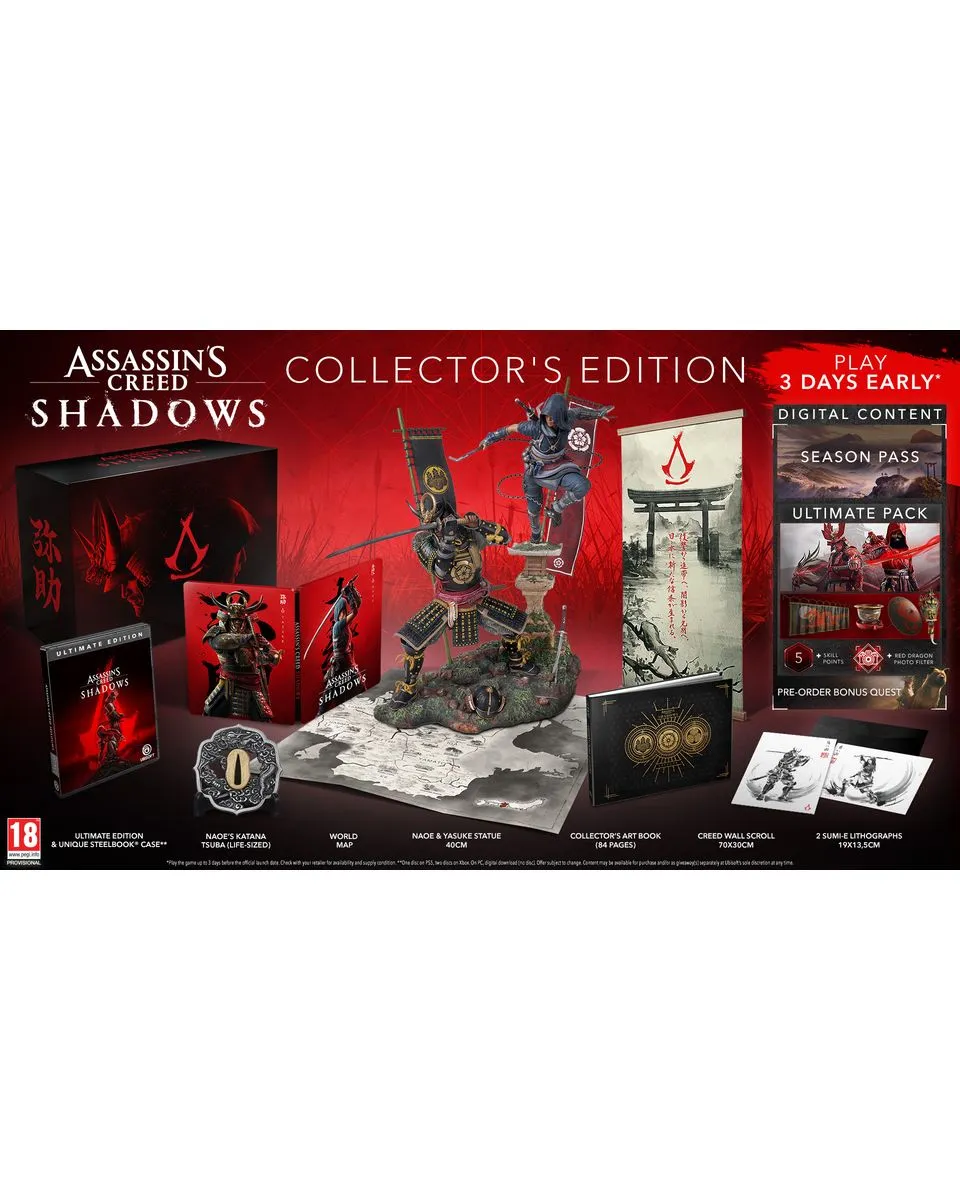PS5 Assassin's Creed Shadows - Collectors Edition 