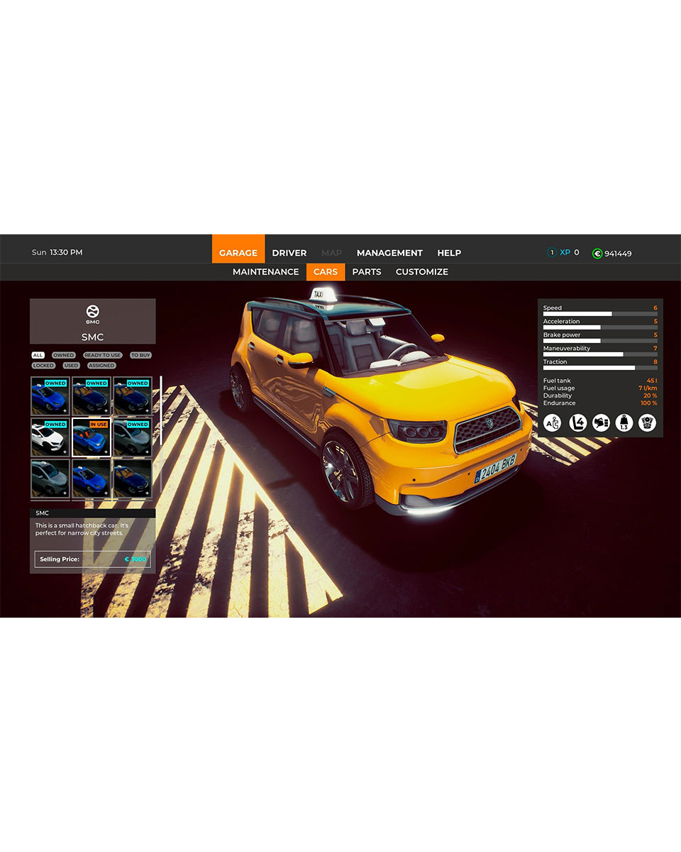 PS5 Taxi Life - A City Driving Simulator 