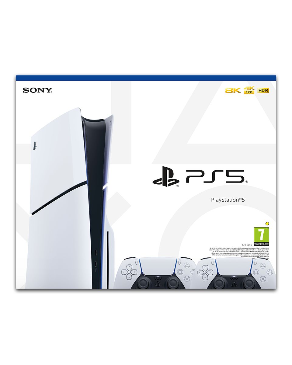 Konzola Sony PlayStation 5 1TB Slim + DualSense White 