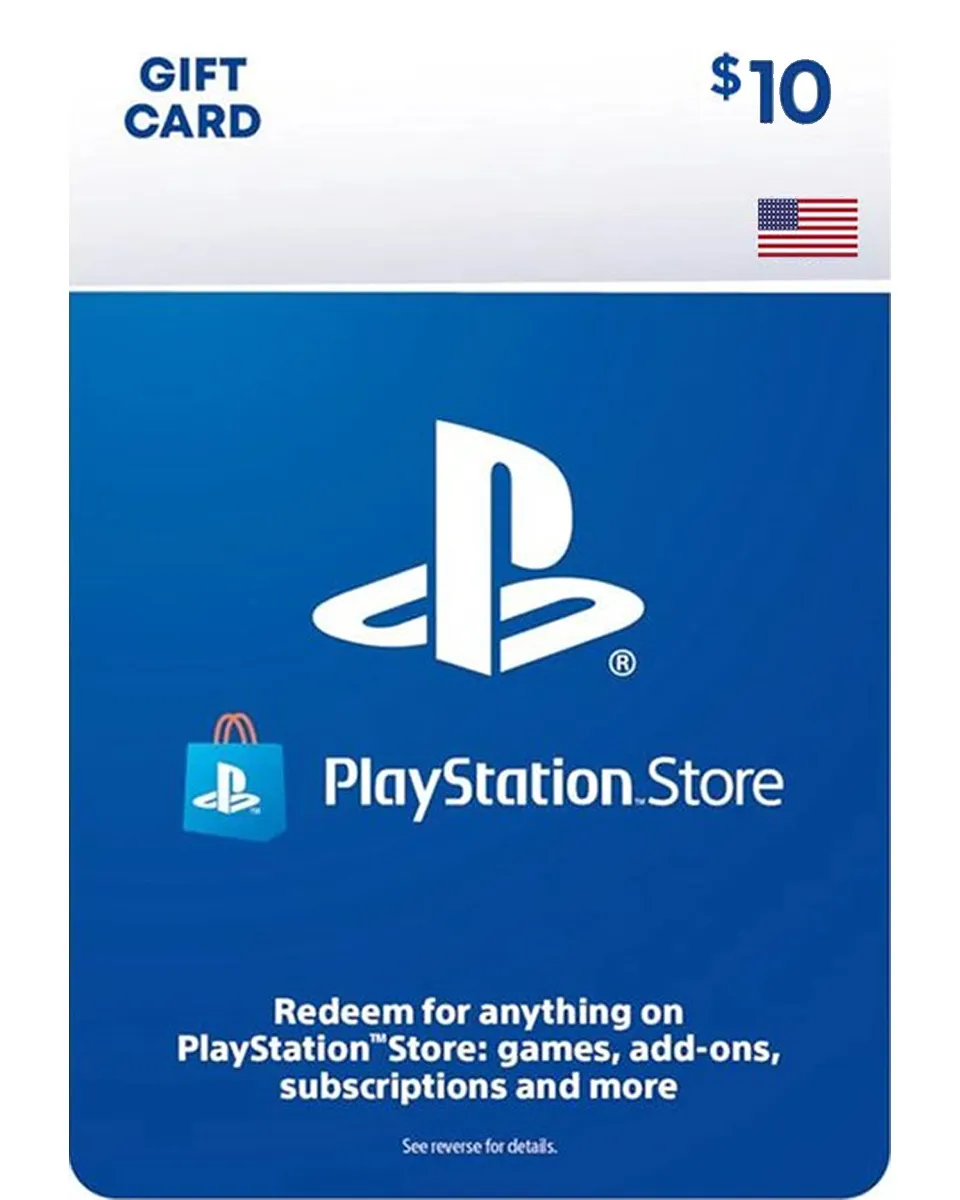 PlayStation Network PSN Card $10 (USA) - Digital Code