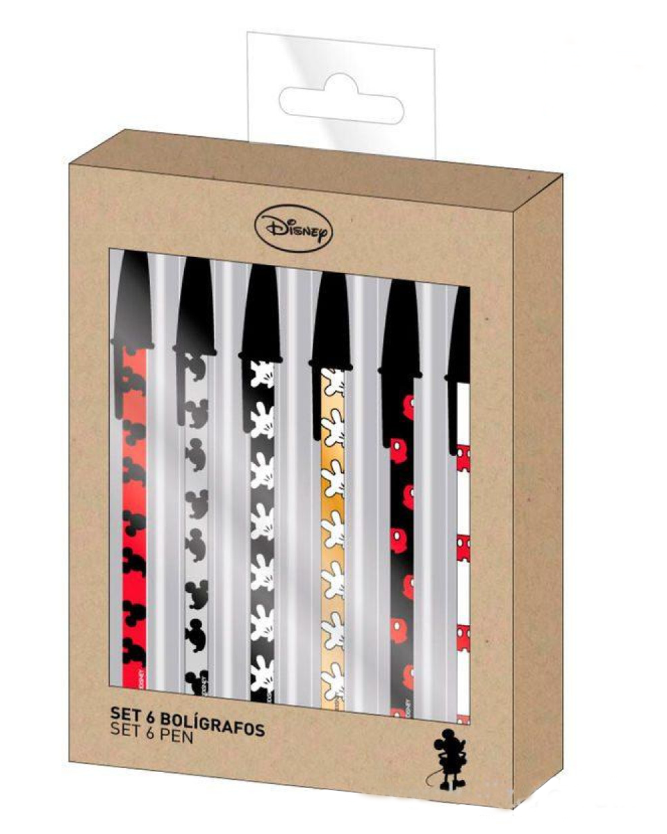 Hemijske olovke Set (6kom.) - Mickey Mouse 