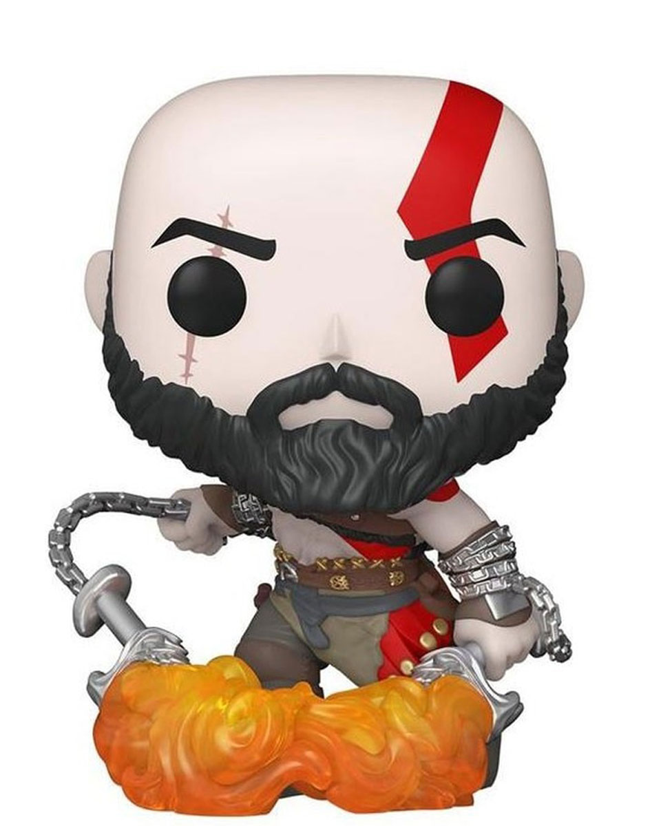 Bobble Figure PlayStation Pop! - Kratos With The Blades of Chaos 