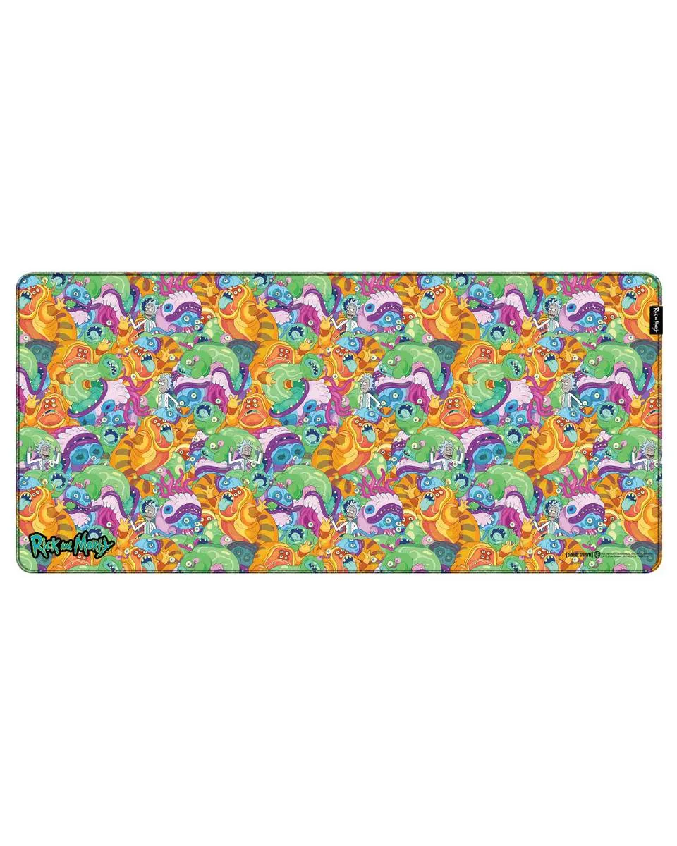 Podloga Rick and Morty - Monster Jam - XL Mousepad 