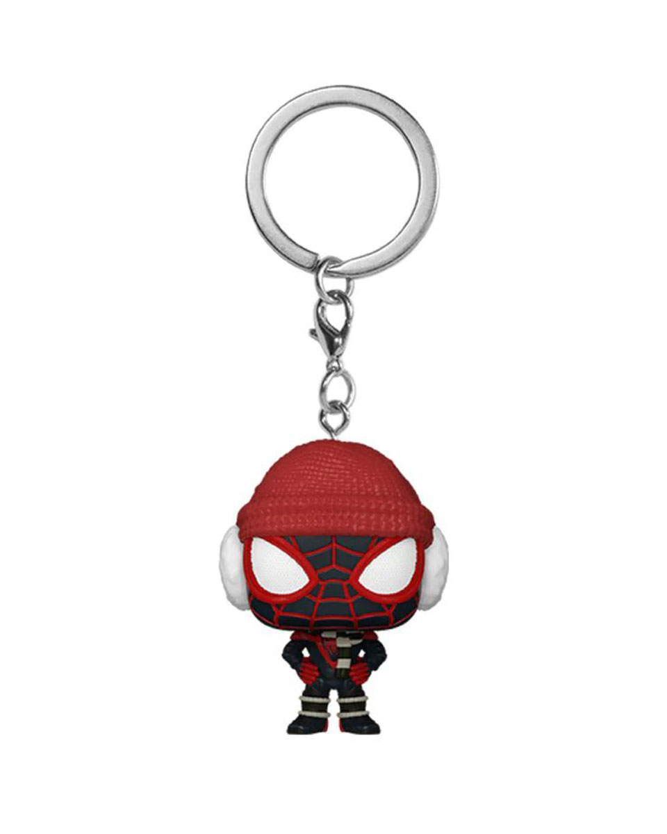 Privezak Pocket POP! - Marvel - Spider-Man: Miles Morales - Miles Morales (Winter Suit) 
