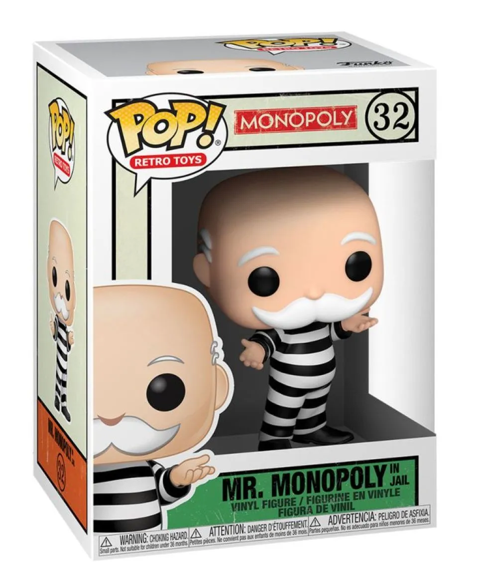 Privezak Pocket Pop! Monopoly - Mr. Monopoly in Jail 