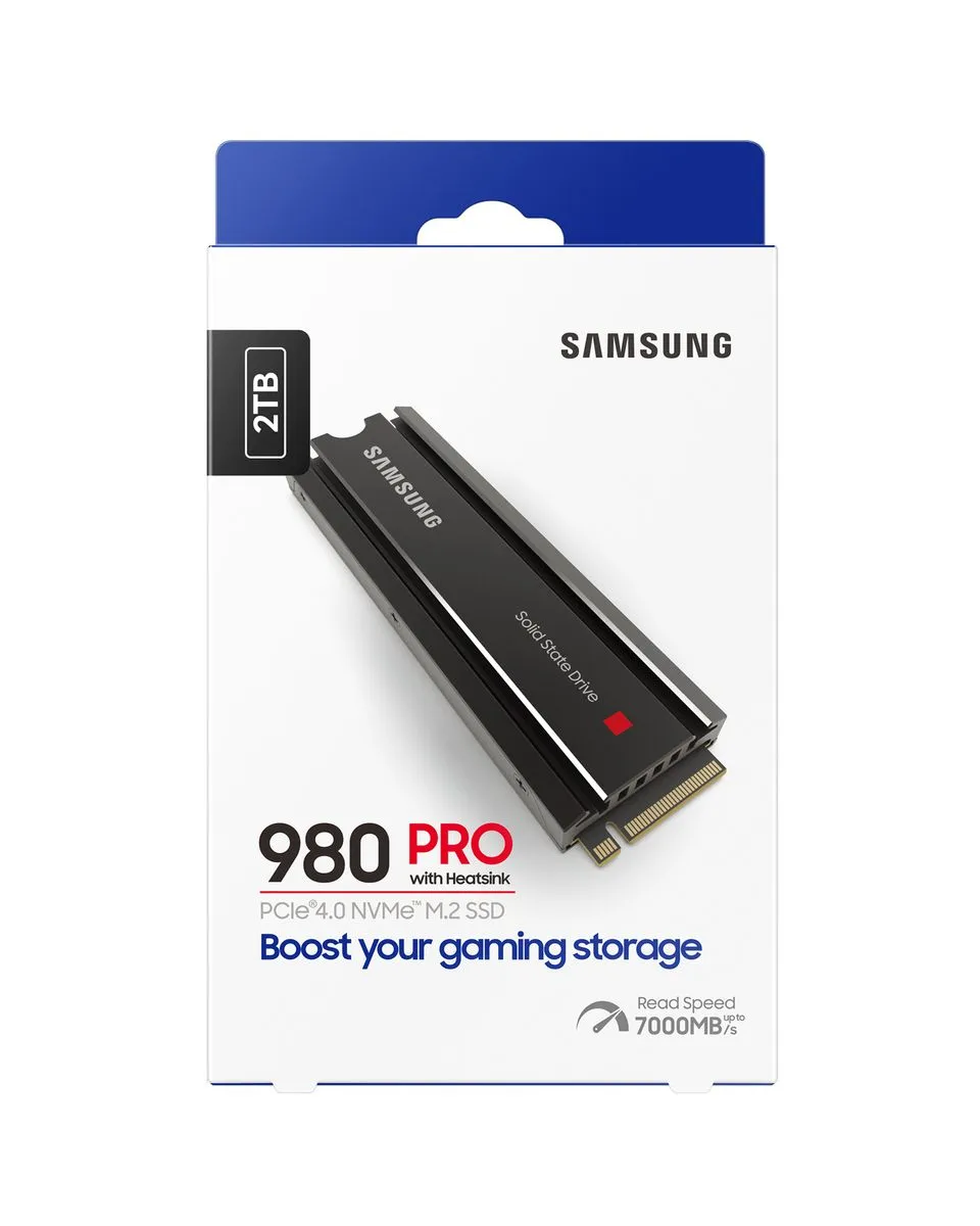 SSD Samsung - 2TB M.2 NVMe MZ-V8P2T0CW 980 Pro Series Heatsink 