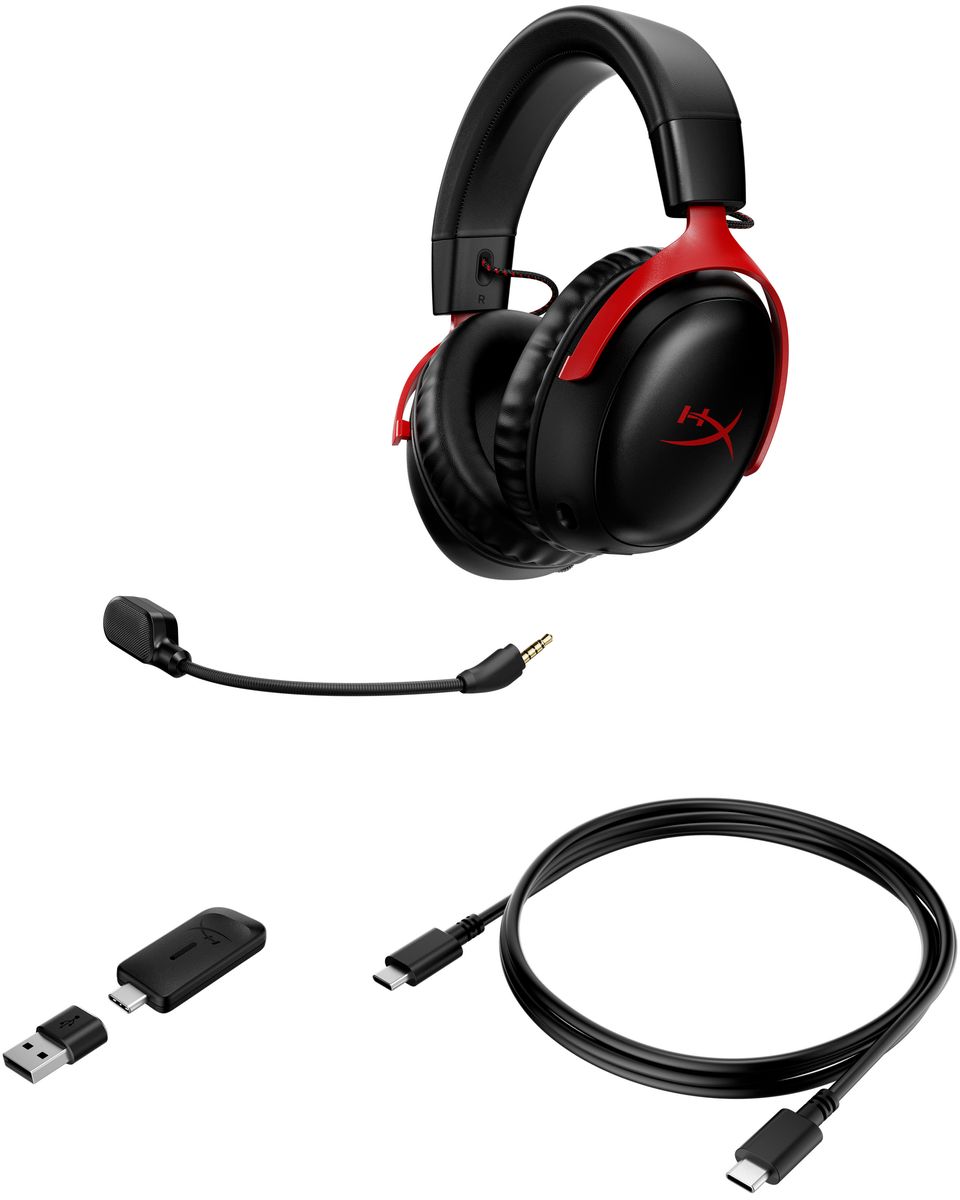 Slušalice HyperX Cloud 3 Wireless - Red 