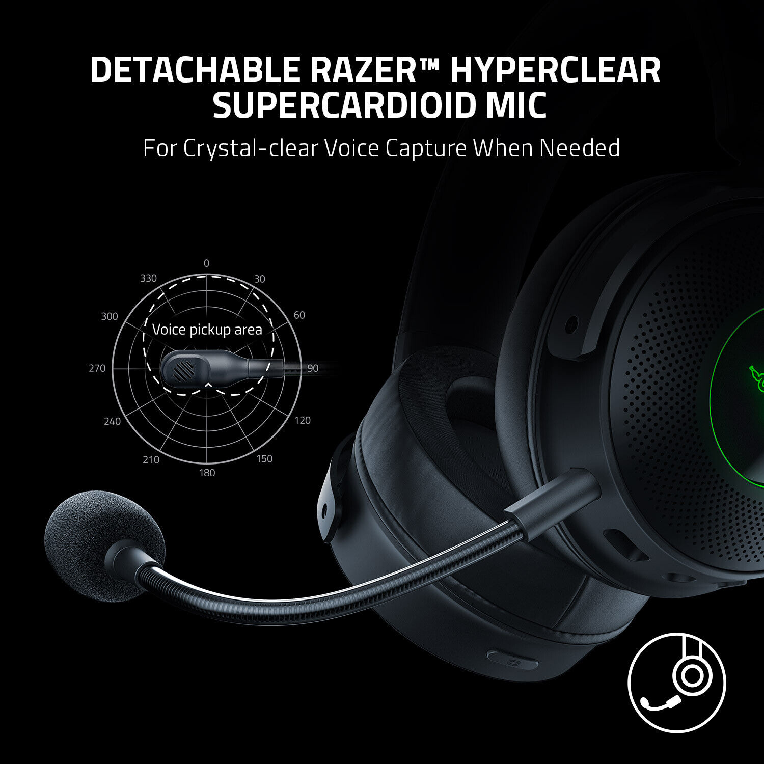 Slušalice Razer Kraken V3 Pro Wireless - Black 