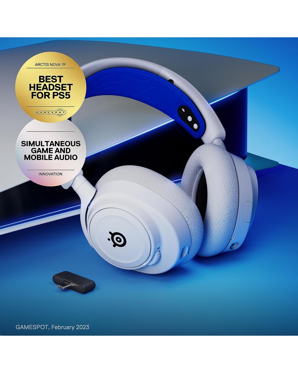 Slušalice Steelseries Arctis Nova 7P Wireless - White 