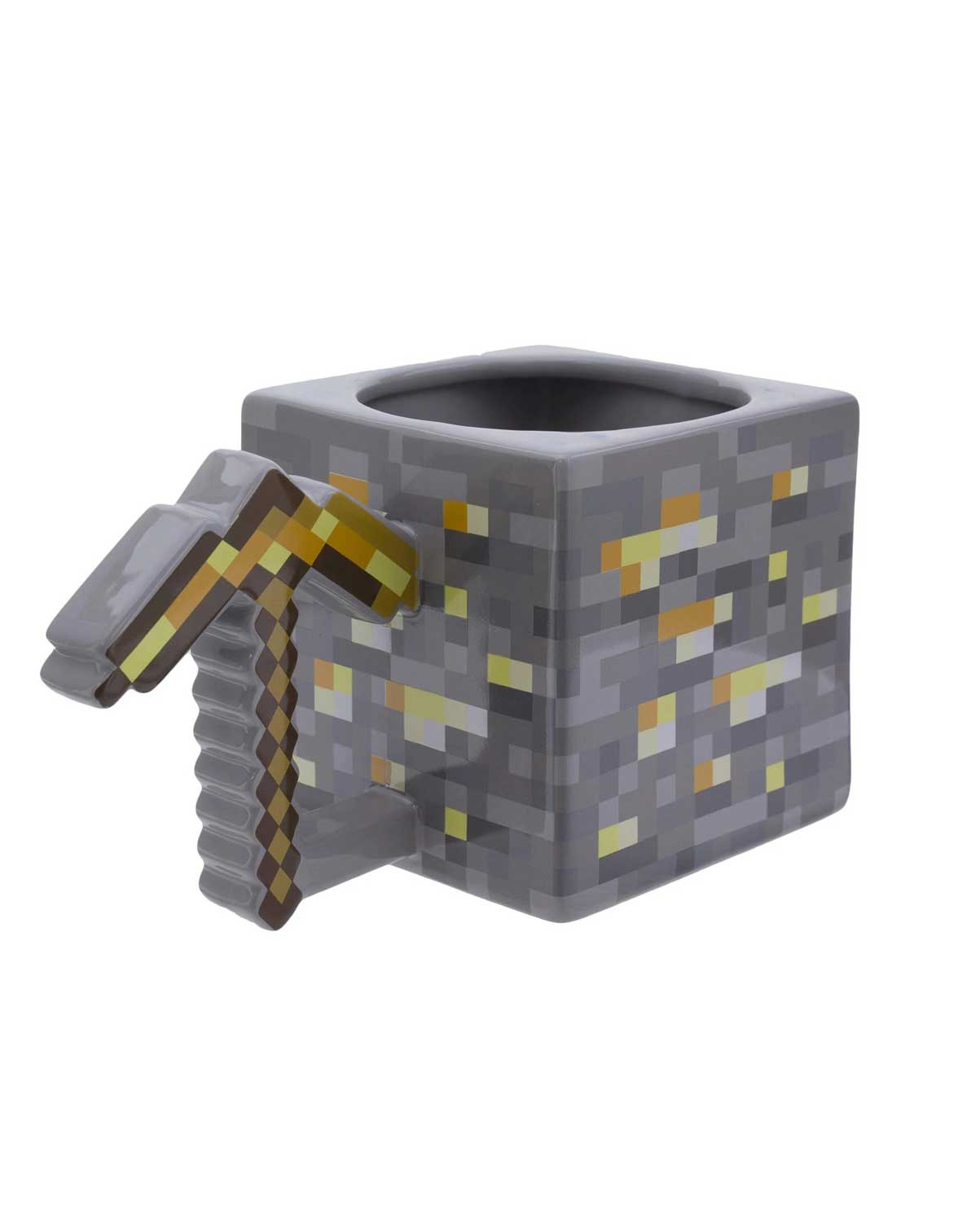 Šolja Paladone Minecraft - 3D - Gold Pickaxe Mug 