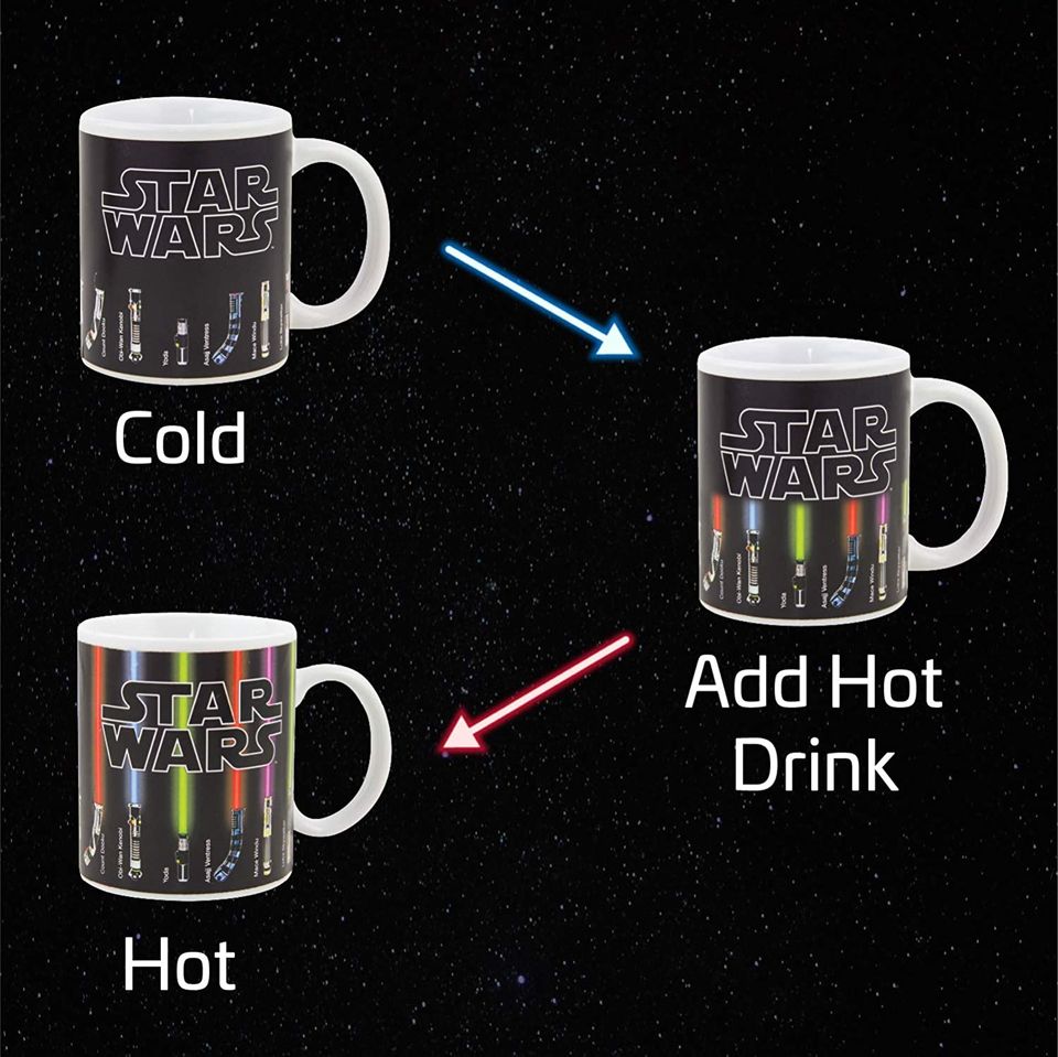Šolja Paladone Star Wars - Lightsaber - Heat Change Mug 