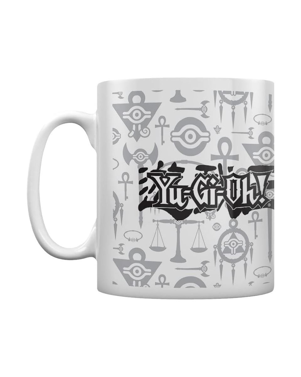 Šolja Yu-Gi-Oh! - Logo - Black & White 