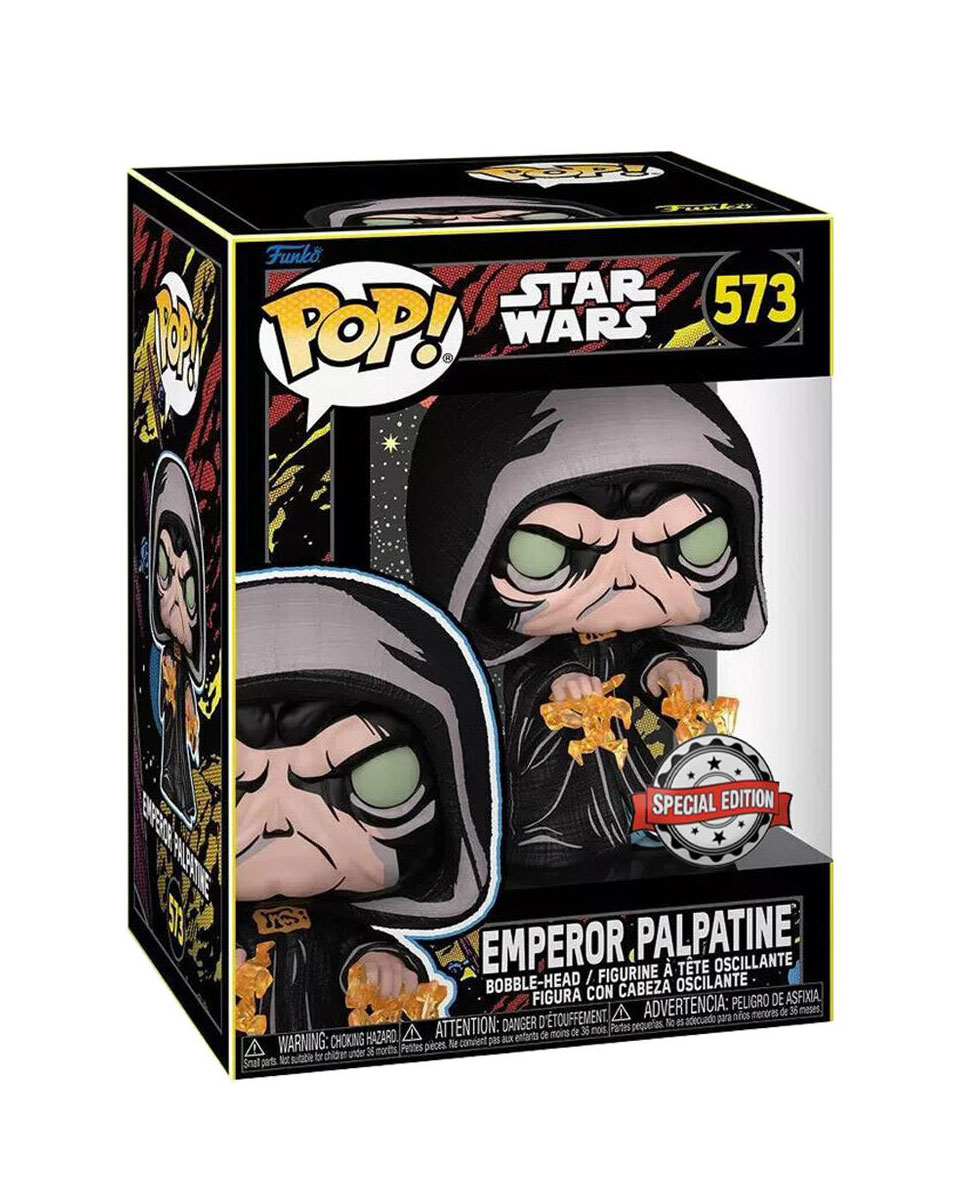 Bobble Figure Star Wars - Retro Series POP! - Emperor Palpatine - Special Edition 