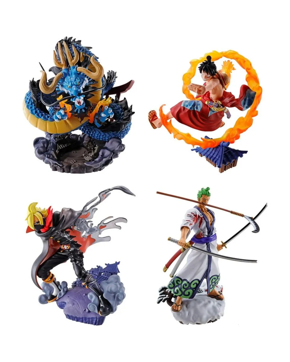Statue One Piece Logbox Re Birth - Wano Kuni Vol.1 - 4-Pack 