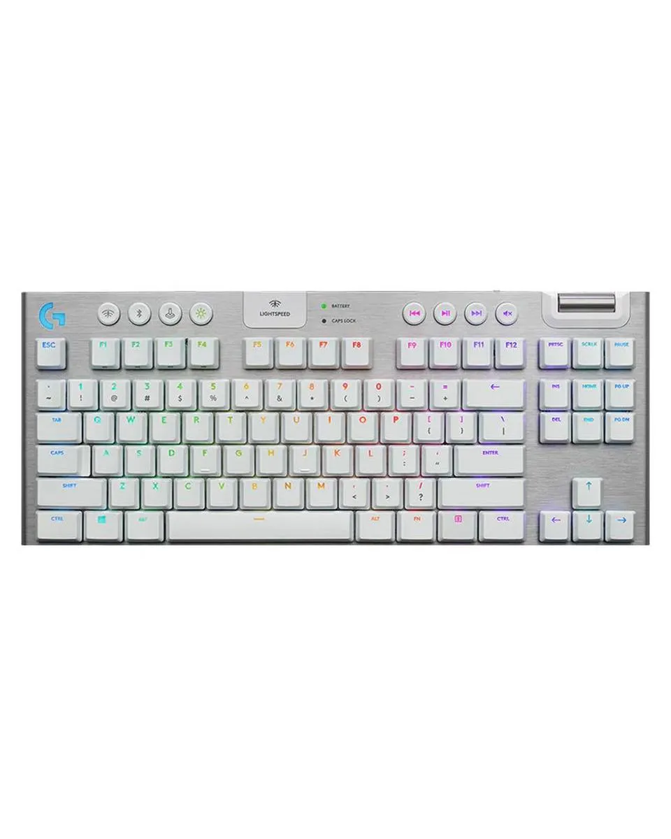 Tastatura Logitech G915 X TKL Lightspeed LowProfile Wireless - White