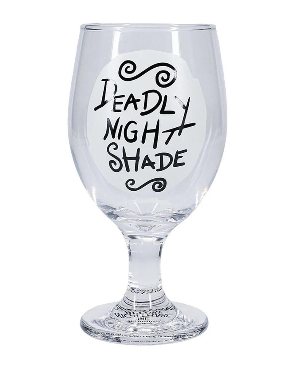 Čaša The Nightmare Before Christmas - Deadly Night Shade - Glow in the Dark Glass 