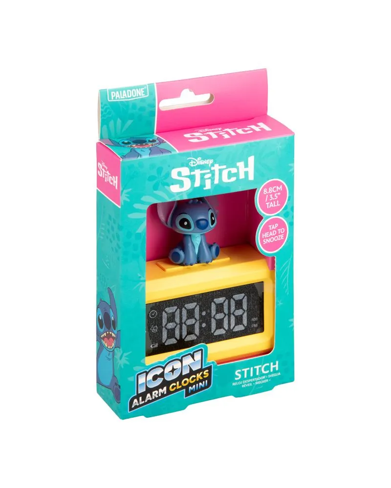Sat Paladone Stitch Icon Alarm Clock - Mini | Games Online Shop