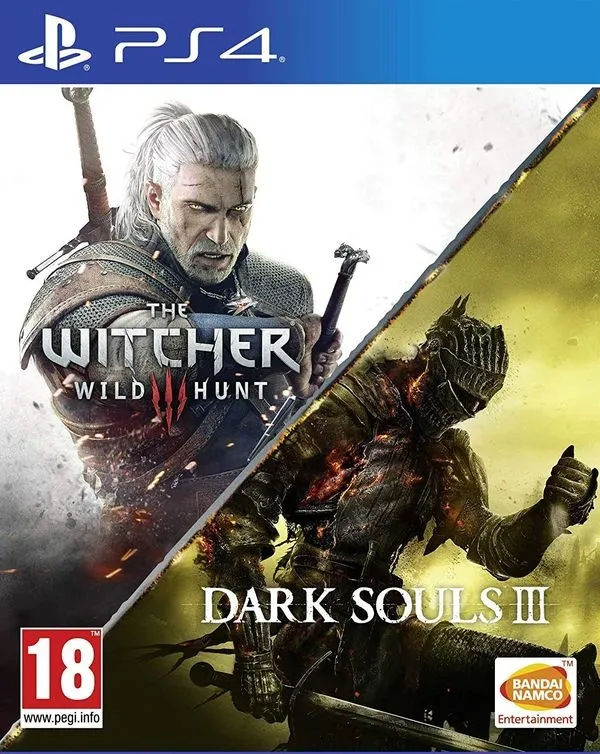 PS4 The Witcher 3 - The Wild Hunt & Dark Souls 3