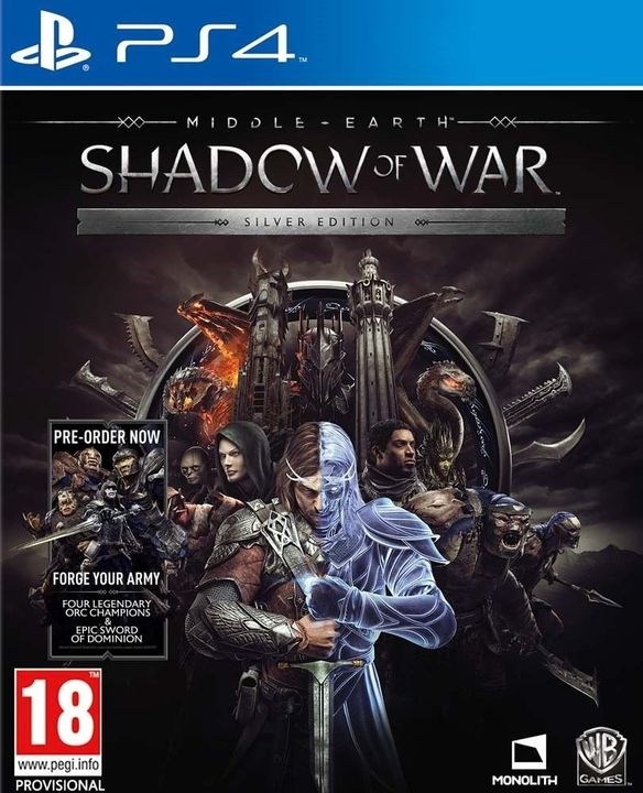 PS4 Middle Earth - Shadow of War - Silver Edition 