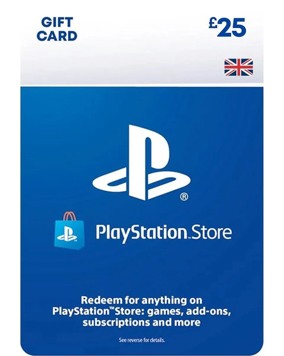 PlayStation Network PSN Card £25