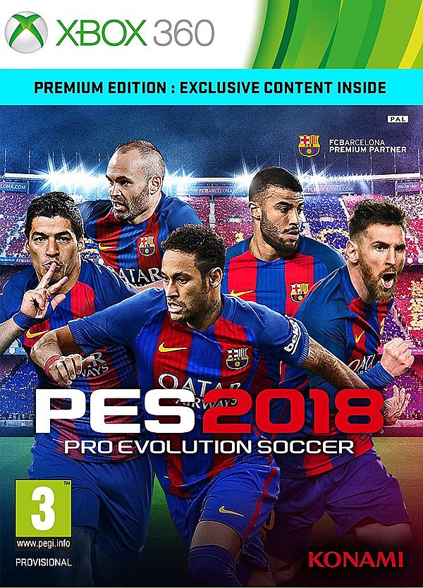 XB360 Pro Evolution Soccer 2018 - PES 2018 