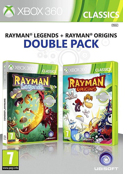 XB360 Rayman Double Pack Legends + Origins 