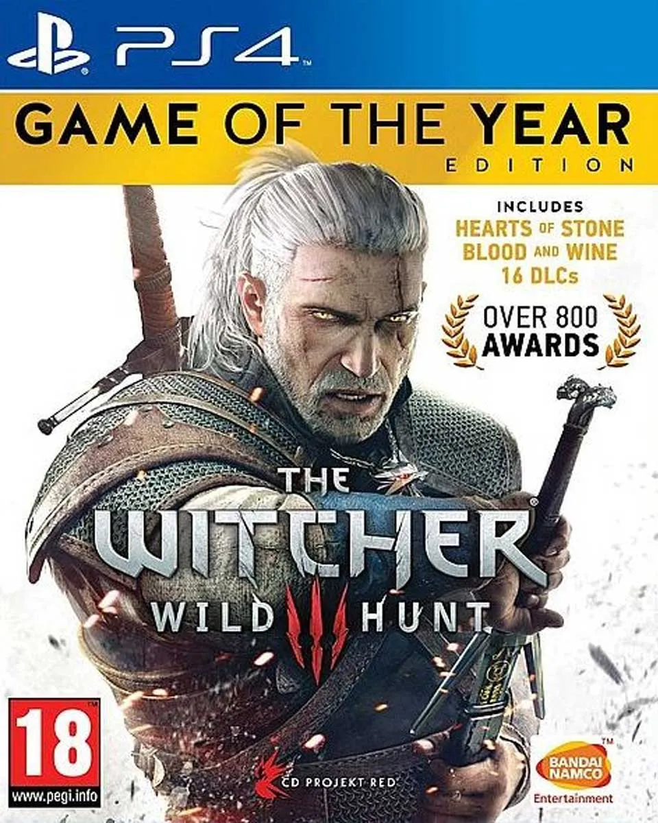 PS4 The Witcher 3 - The Wild Hunt - Game Of The Year Edition